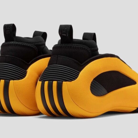 New MENS ADIDAS HARDEN VOL. 8 'BLACK YELLOW' Mens Sz 9.5M "SHIPS FAST" - Picture 4 of 8